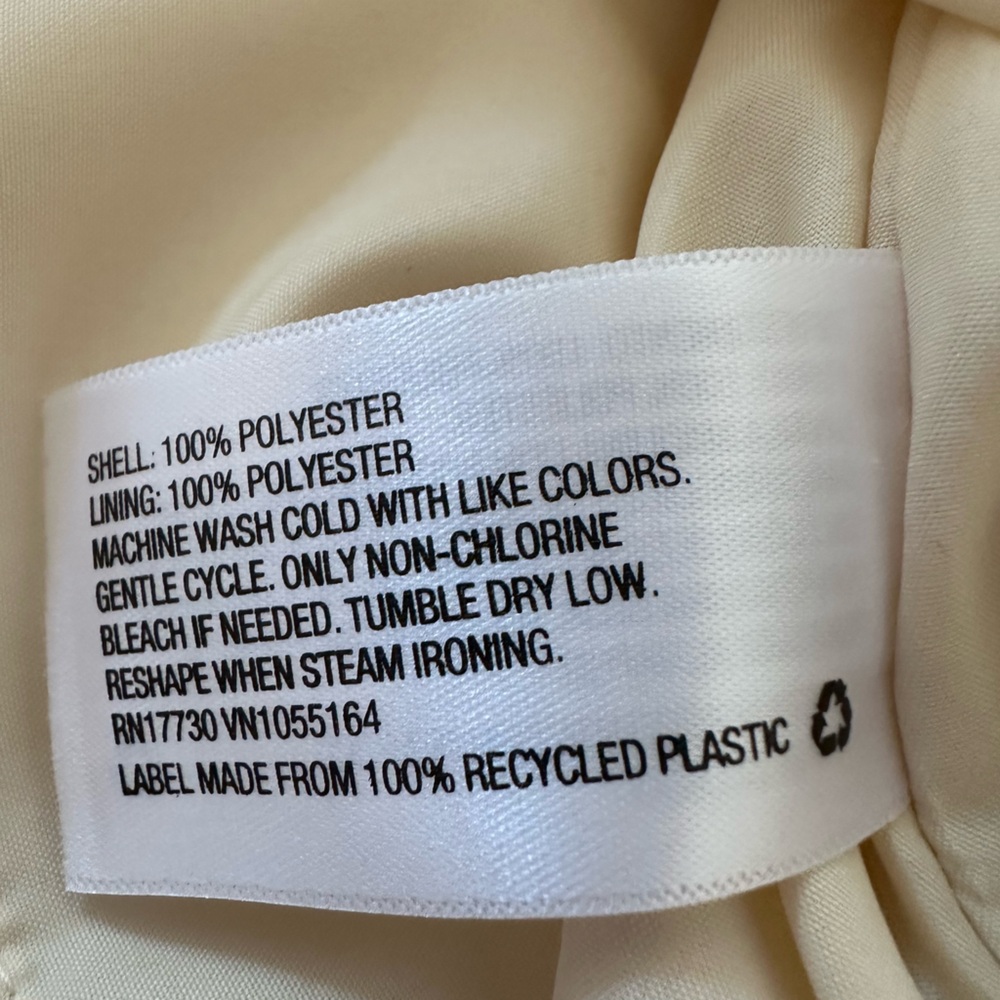 A New Day Flowy Fairy Floral Chiffon Long Sleeve Maxi Dress Ivory/Black LG NWT - Picture 9 of 13